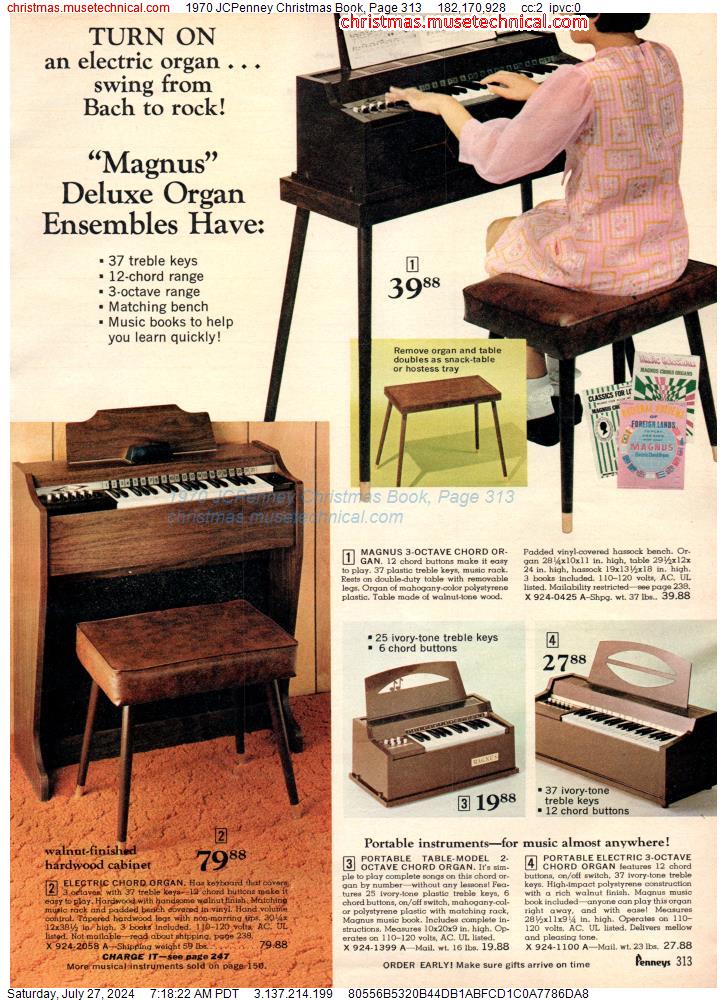 1970 JCPenney Christmas Book, Page 313