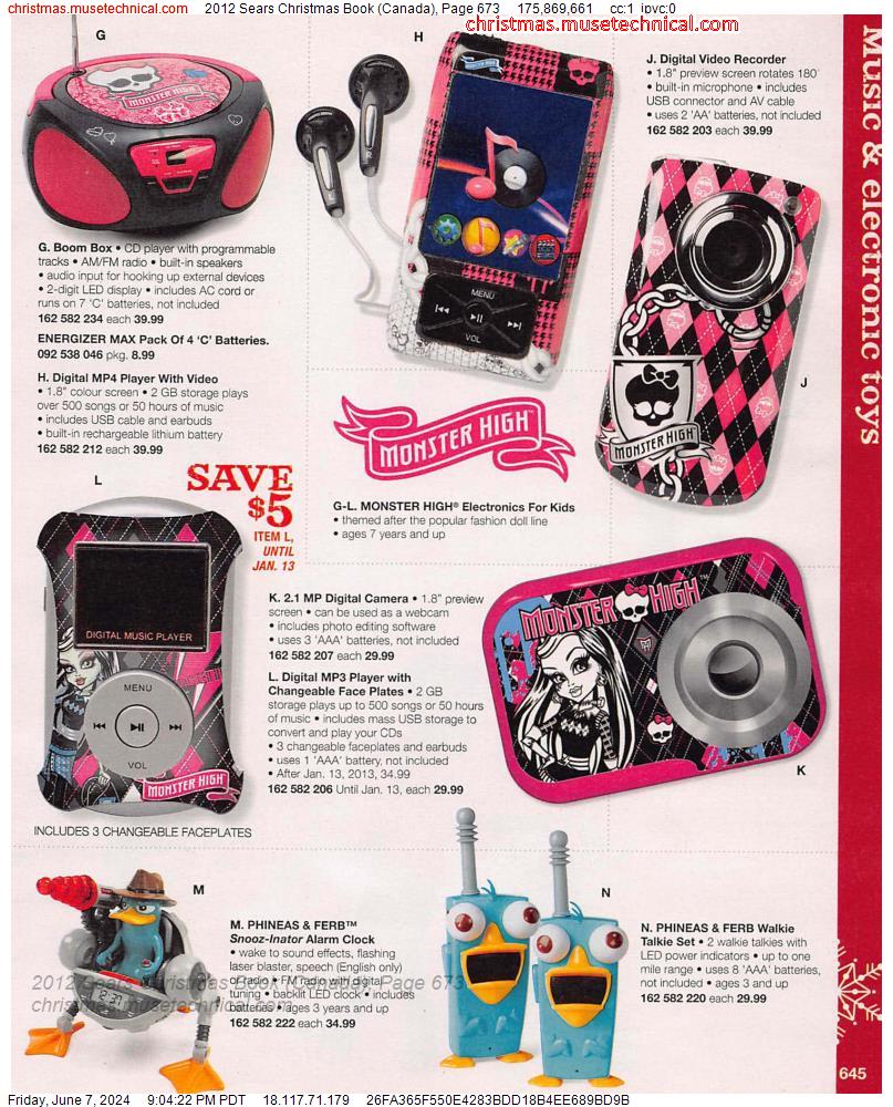 2012 Sears Christmas Book (Canada), Page 673