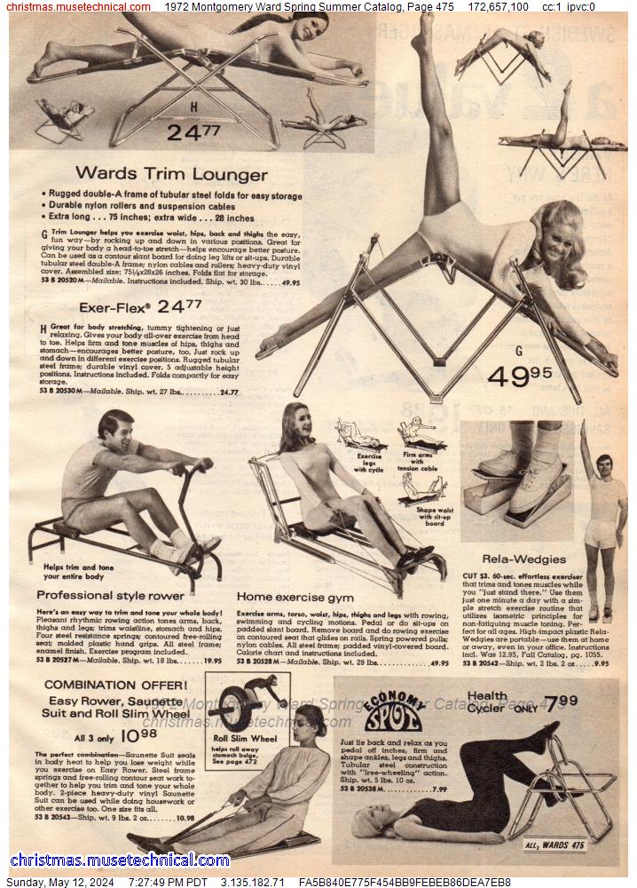 1972 Montgomery Ward Spring Summer Catalog, Page 475