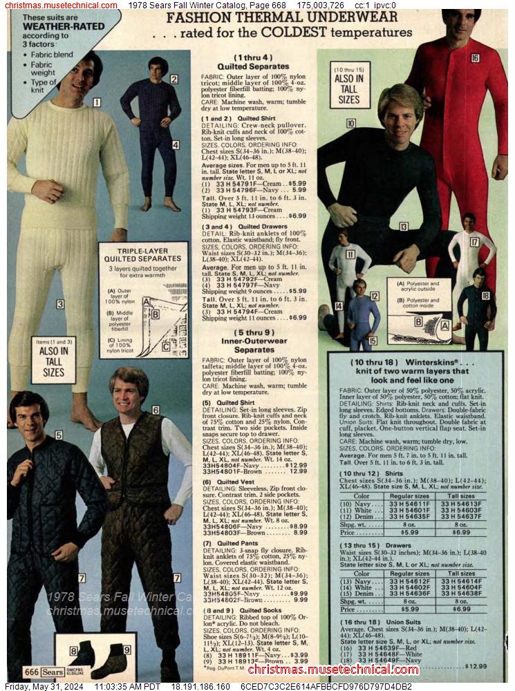 1978 Sears Fall Winter Catalog, Page 668