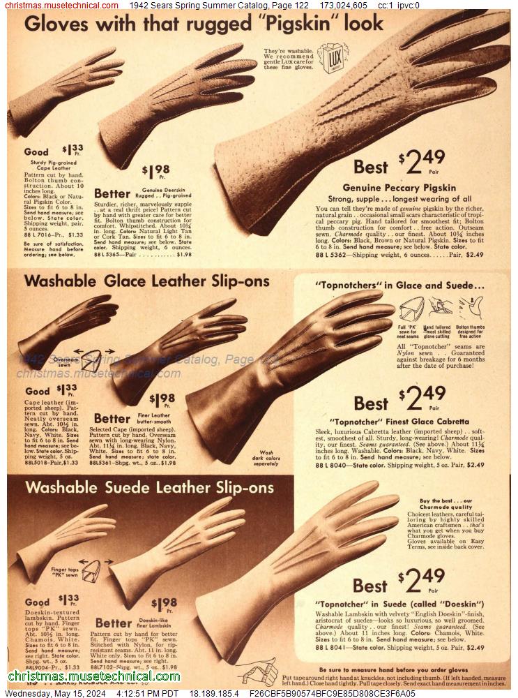 1942 Sears Spring Summer Catalog, Page 122