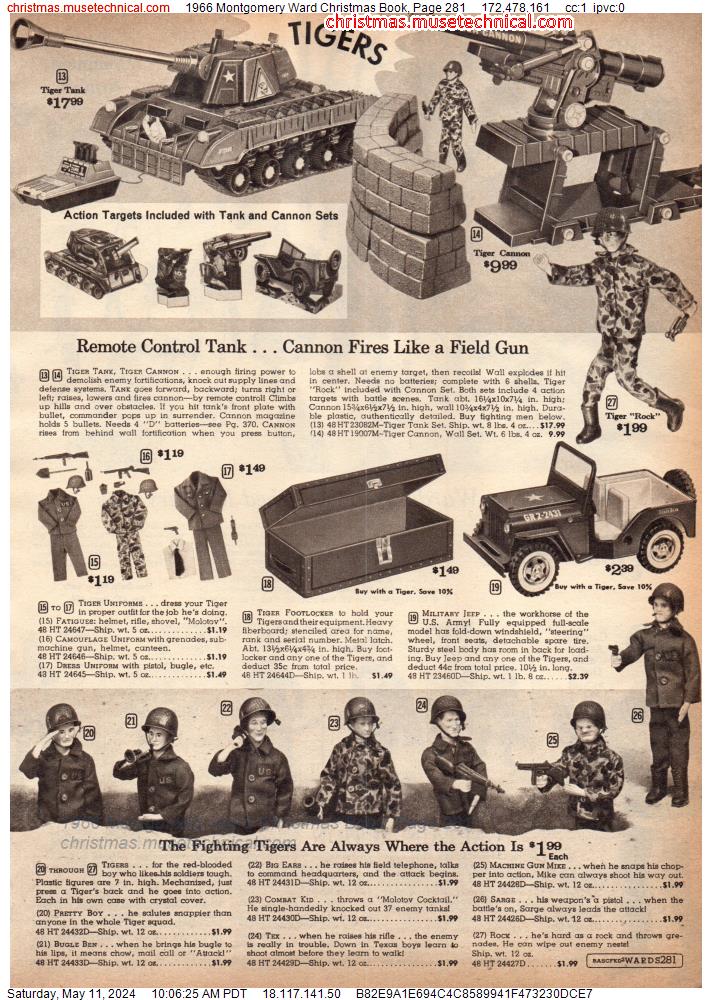 1966 Montgomery Ward Christmas Book, Page 281