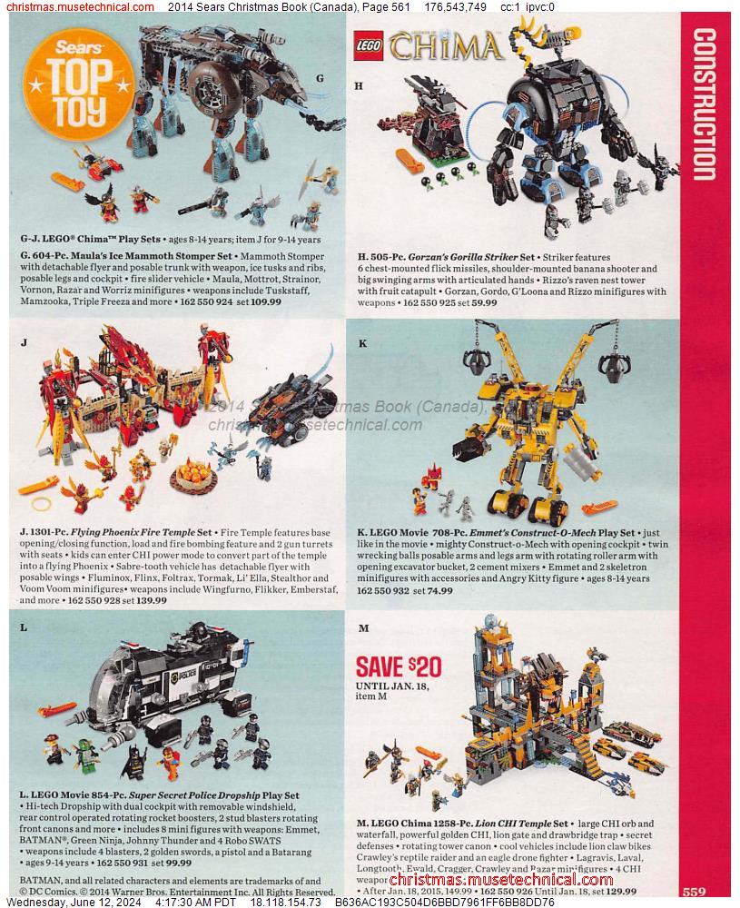 2014 Sears Christmas Book (Canada), Page 561