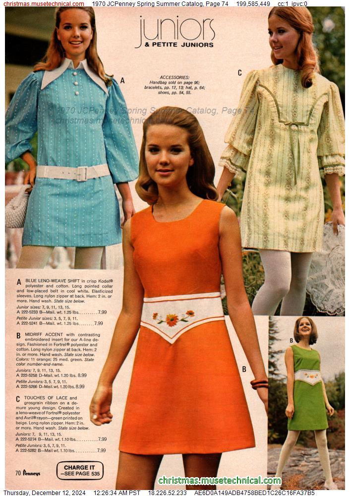 1970 JCPenney Spring Summer Catalog, Page 74