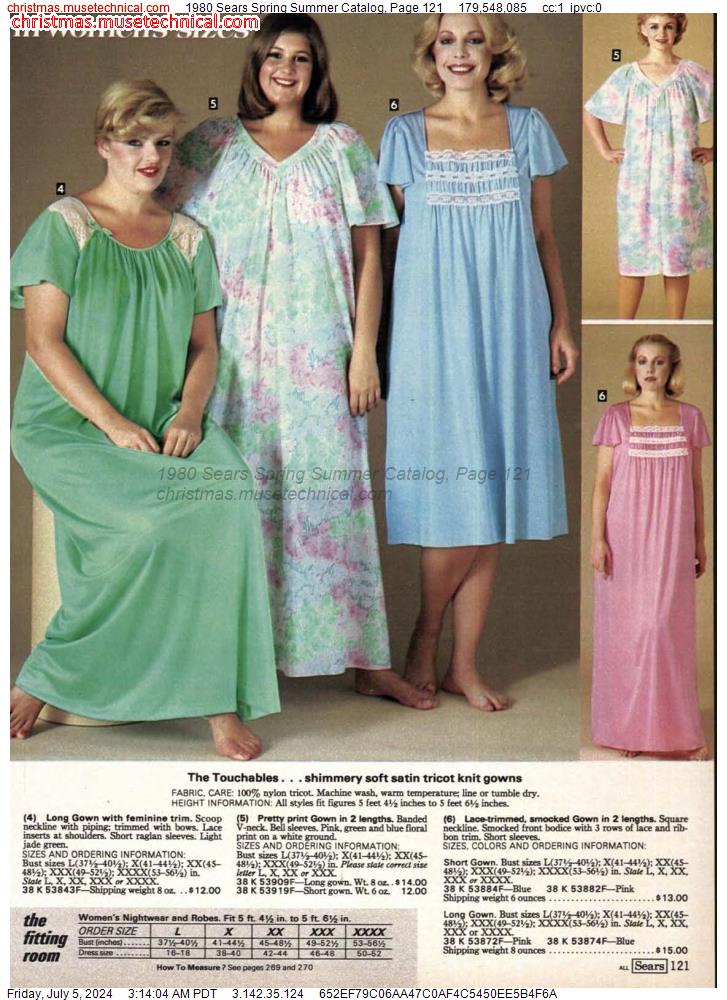 1980 Sears Spring Summer Catalog, Page 121 - Catalogs & Wishbooks