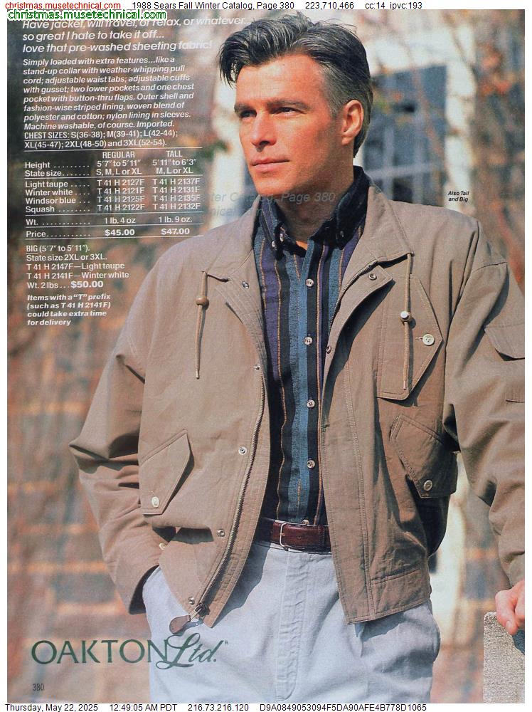 1988 Sears Fall Winter Catalog, Page 380