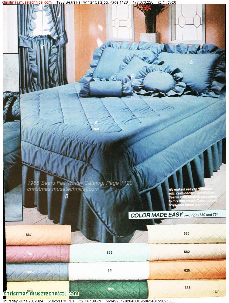 1988 Sears Fall Winter Catalog, Page 1120