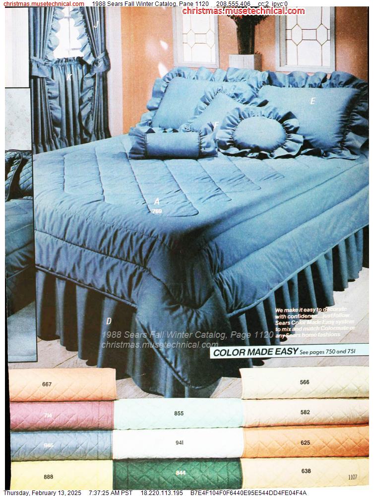 1988 Sears Fall Winter Catalog, Page 1120