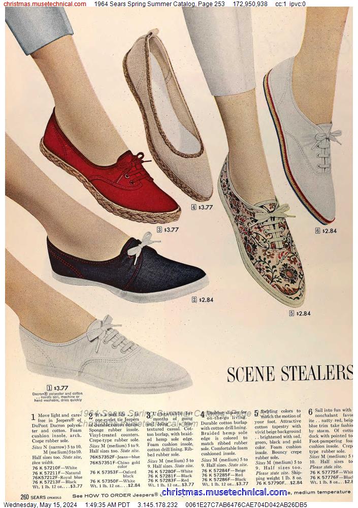 1964 Sears Spring Summer Catalog, Page 253