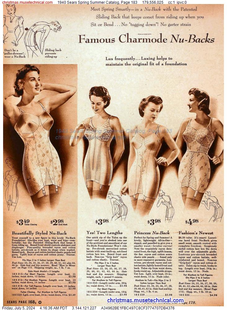 1940 Sears Spring Summer Catalog, Page 183