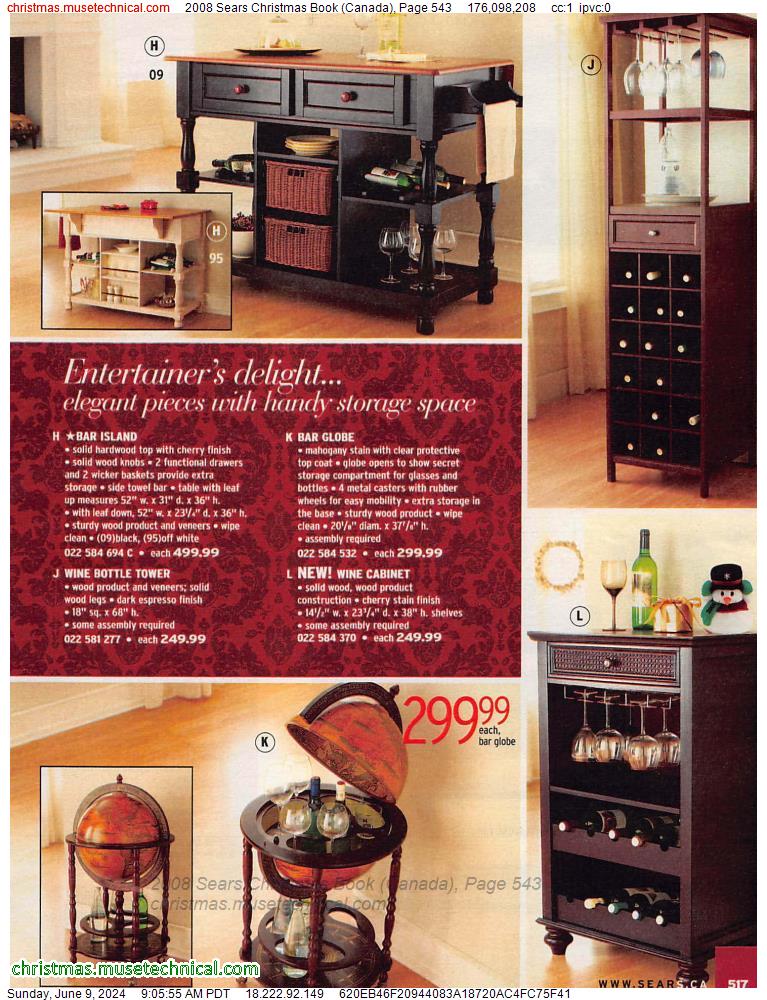2008 Sears Christmas Book (Canada), Page 543