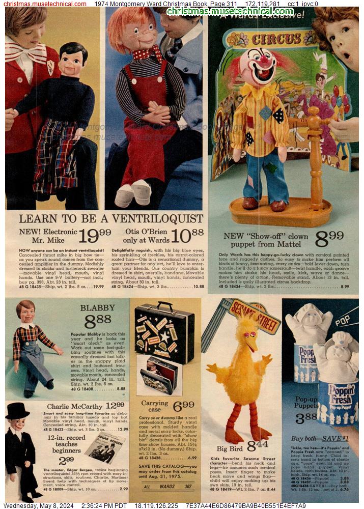 1974 Montgomery Ward Christmas Book, Page 311