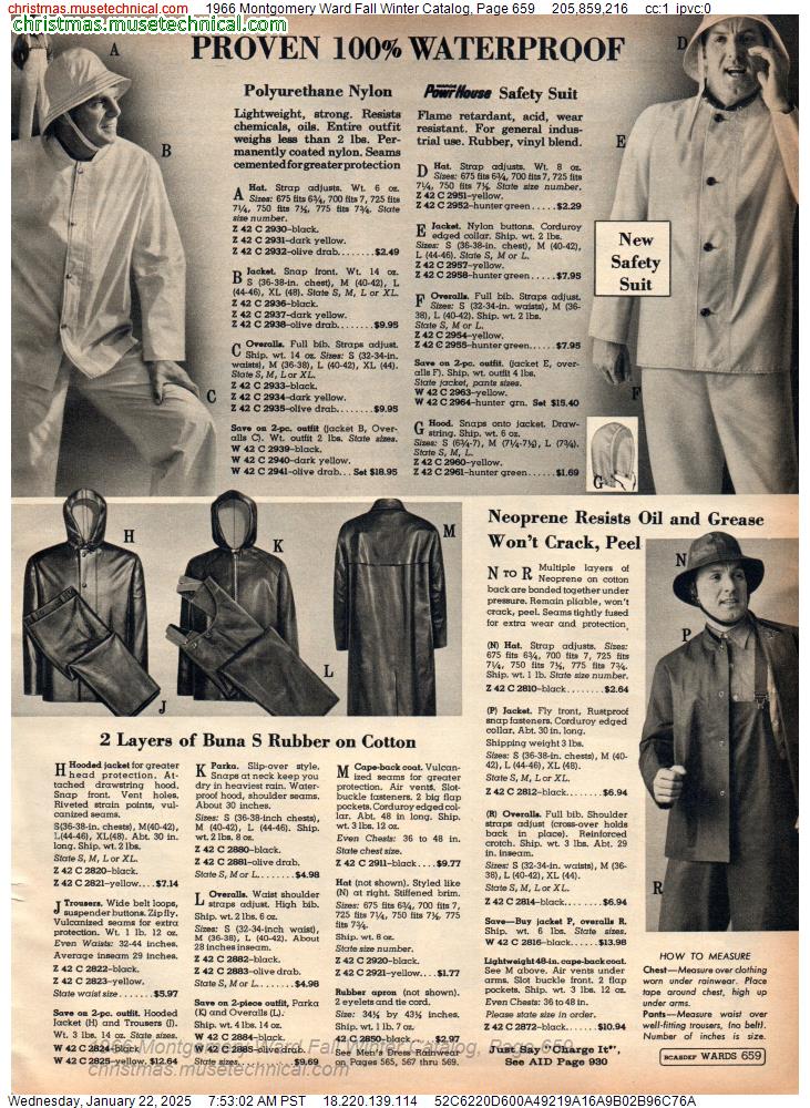 1966 Montgomery Ward Fall Winter Catalog, Page 659