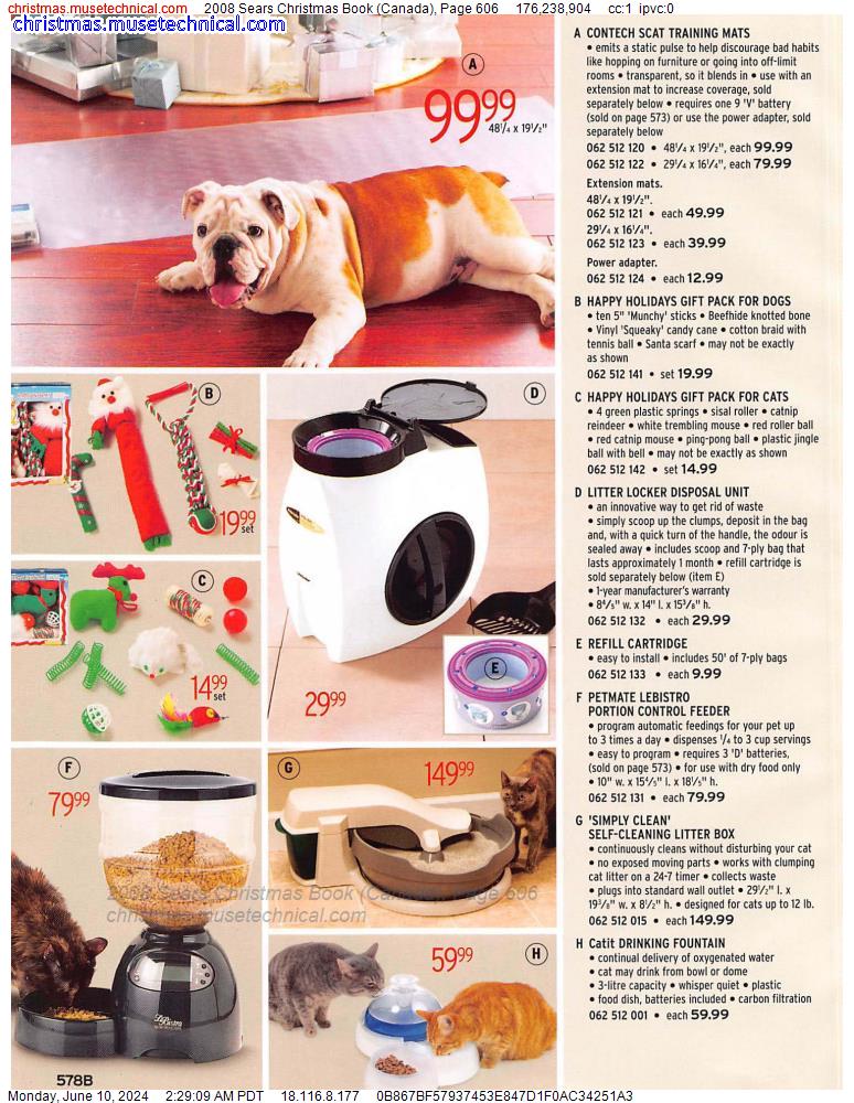 2008 Sears Christmas Book (Canada), Page 606