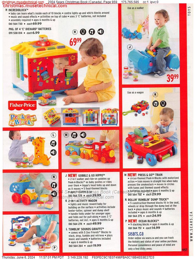 2004 Sears Christmas Book (Canada), Page 959