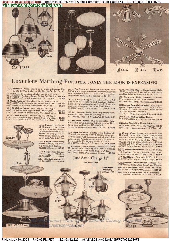 1962 Montgomery Ward Spring Summer Catalog, Page 658