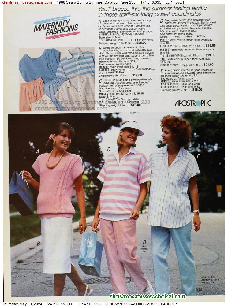 1988 Sears Spring Summer Catalog, Page 238