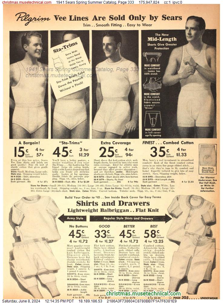 1941 Sears Spring Summer Catalog, Page 333