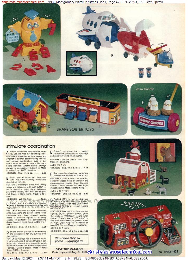 1980 Montgomery Ward Christmas Book, Page 423