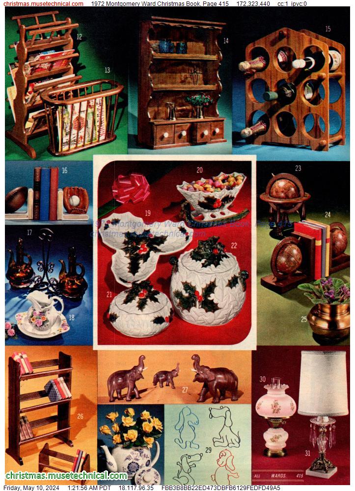 1972 Montgomery Ward Christmas Book, Page 415