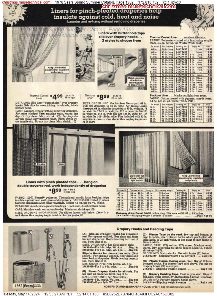 1978 Sears Spring Summer Catalog, Page 1362
