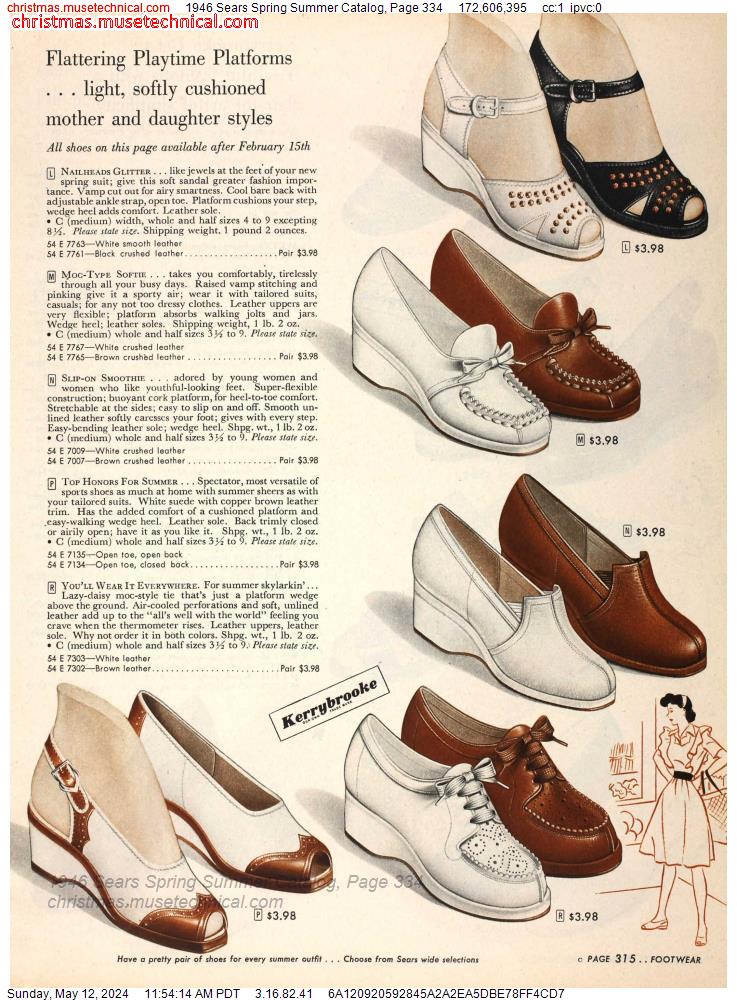 1946 Sears Spring Summer Catalog, Page 334