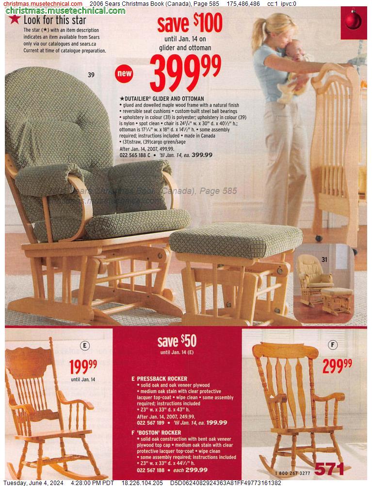 2006 Sears Christmas Book (Canada), Page 585