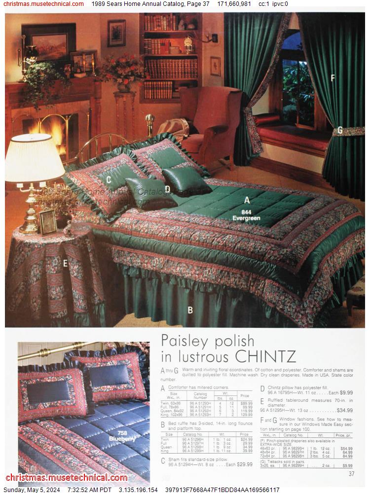 1989 Sears Home Annual Catalog, Page 37