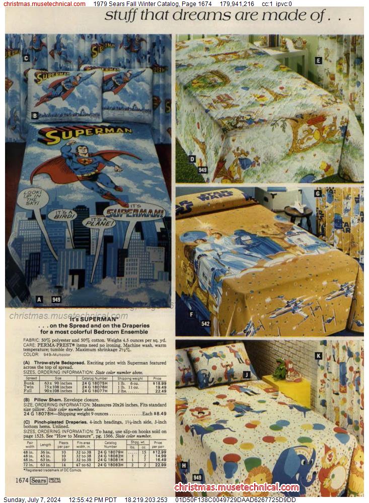 1979 Sears Fall Winter Catalog, Page 1674