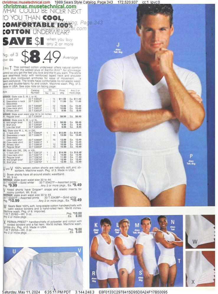 1989 Sears Style Catalog, Page 343