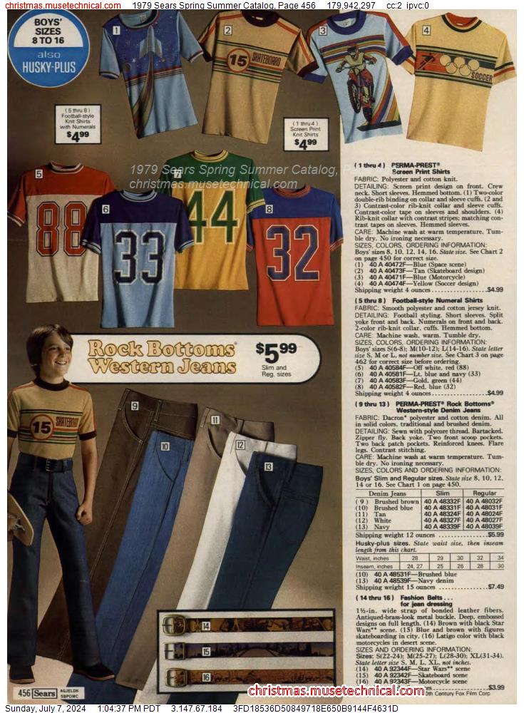 1979 Sears Spring Summer Catalog, Page 456