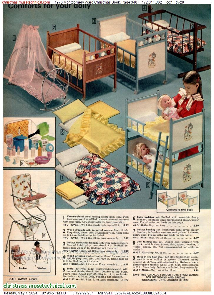 1976 Montgomery Ward Christmas Book, Page 340