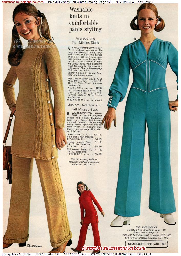 1971 JCPenney Fall Winter Catalog, Page 126