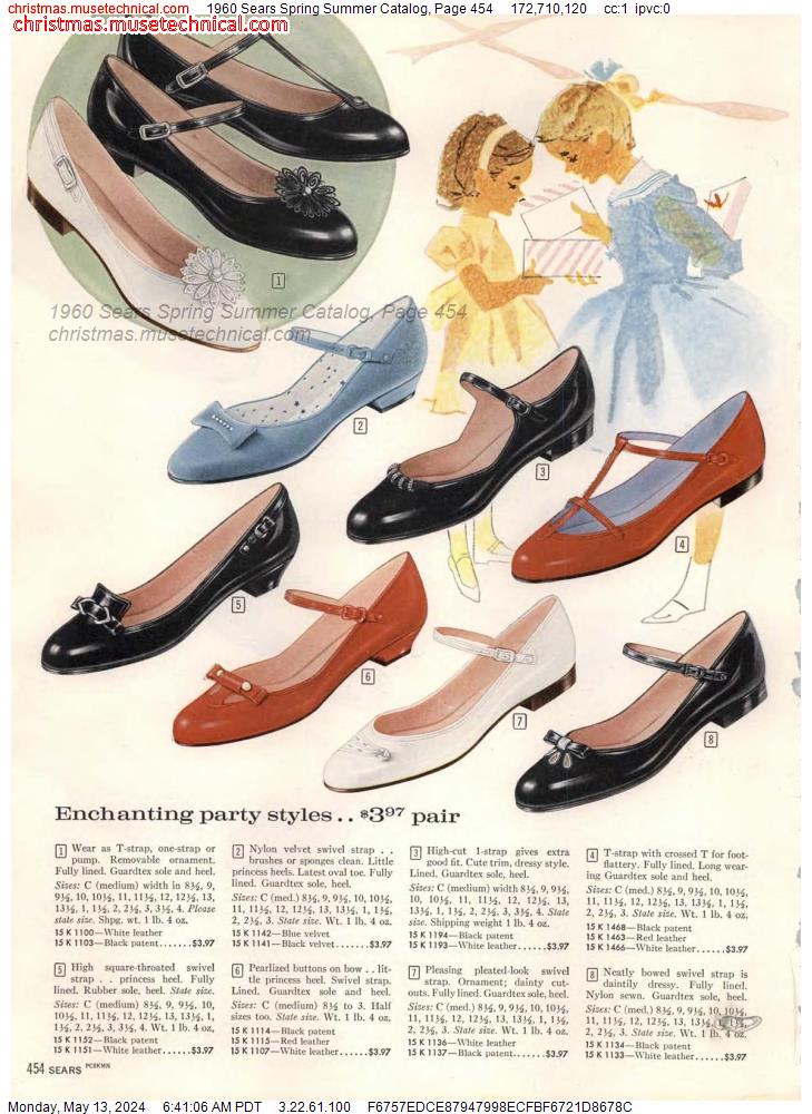 1960 Sears Spring Summer Catalog, Page 454
