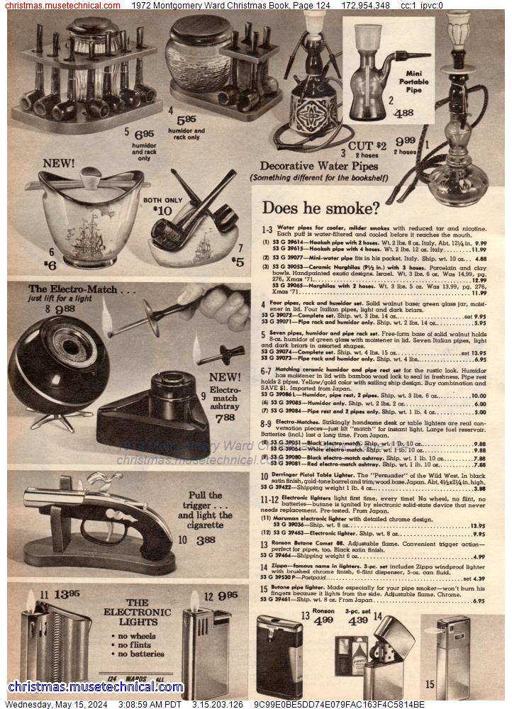 1972 Montgomery Ward Christmas Book, Page 124