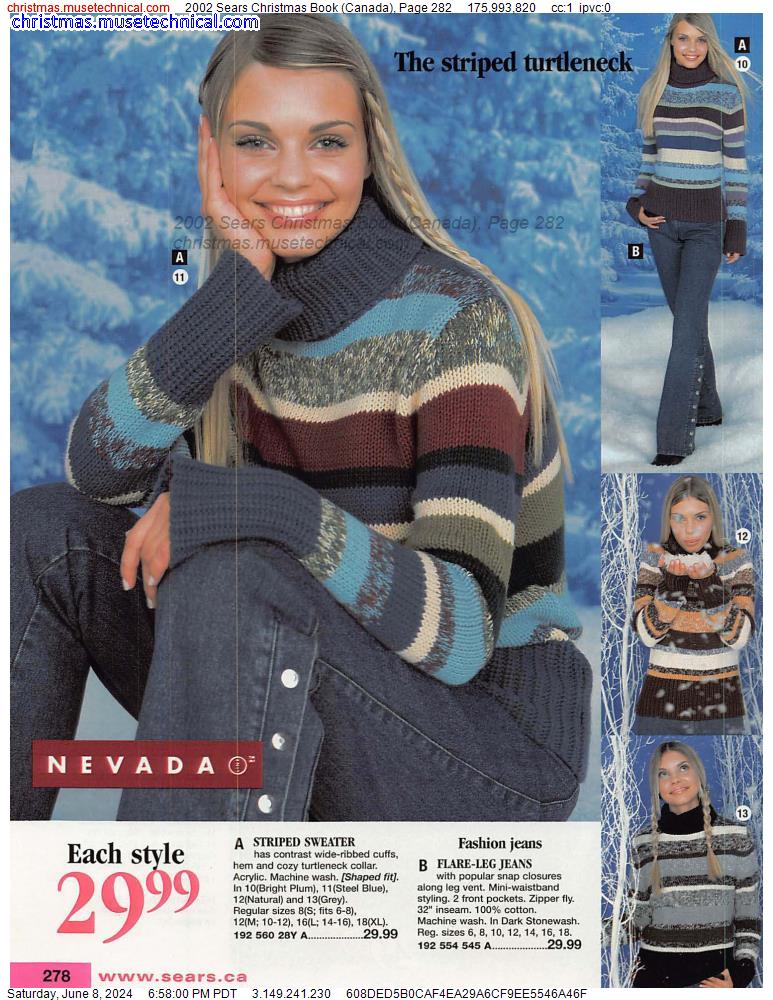 2002 Sears Christmas Book (Canada), Page 282