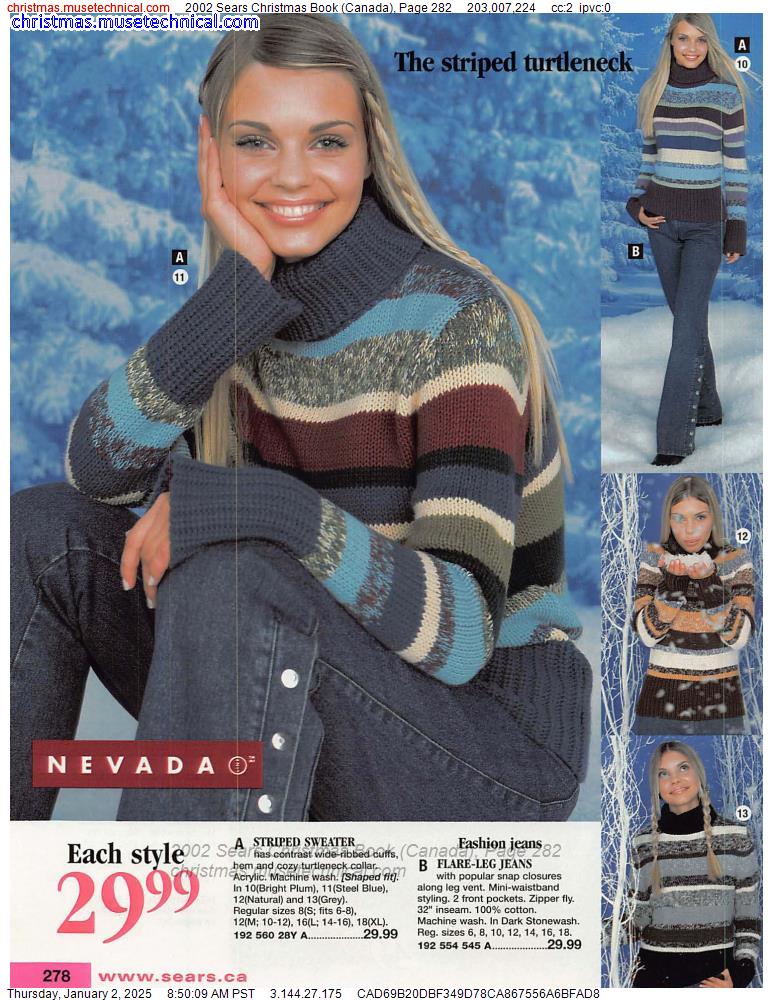 2002 Sears Christmas Book (Canada), Page 282