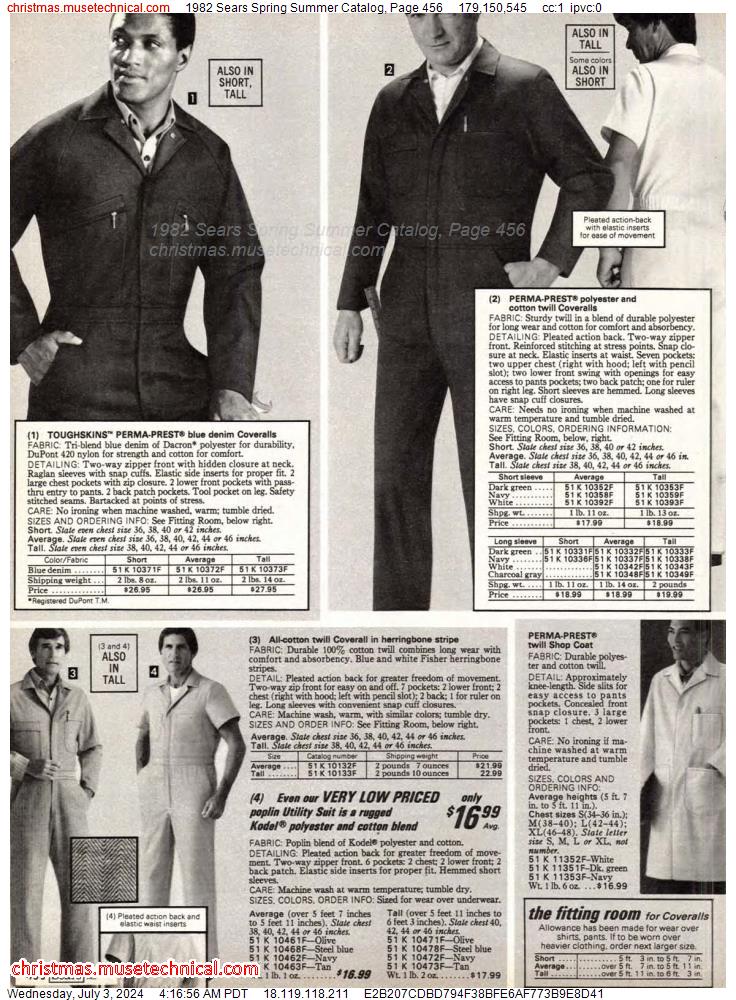 1982 Sears Spring Summer Catalog, Page 456
