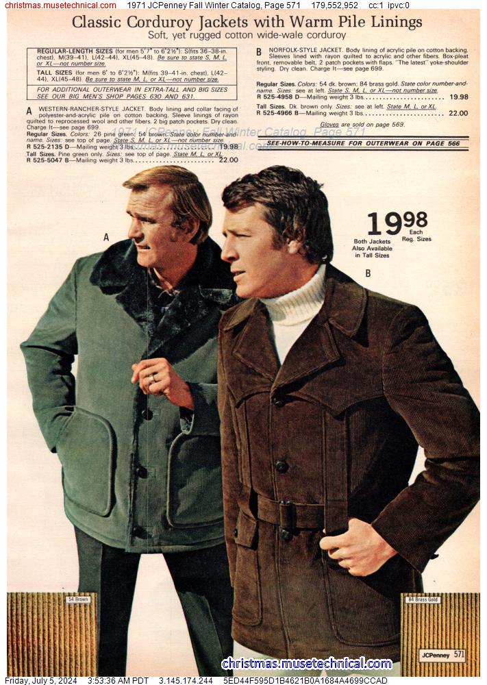 1971 JCPenney Fall Winter Catalog, Page 571