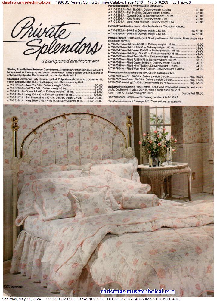 1986 JCPenney Spring Summer Catalog, Page 1210