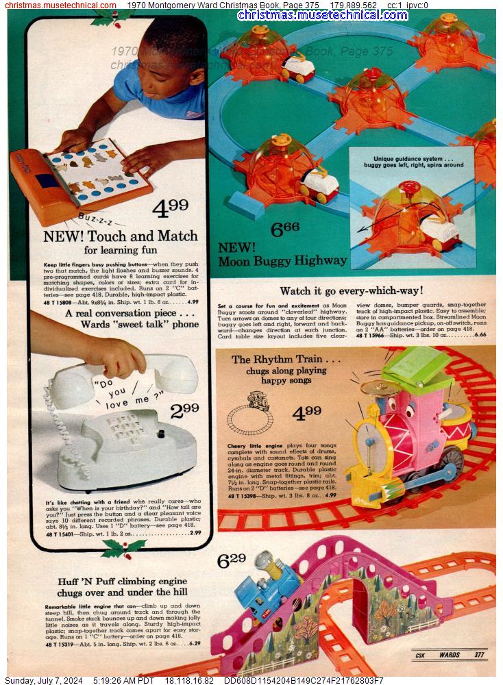 1970 Montgomery Ward Christmas Book, Page 375