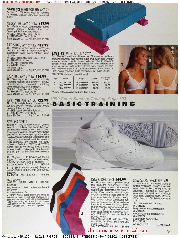 1992 Sears Summer Catalog, Page 103