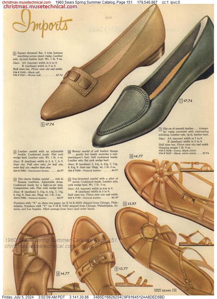 1960 Sears Spring Summer Catalog, Page 151
