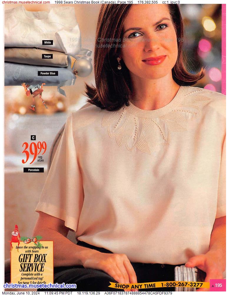 1998 Sears Christmas Book (Canada), Page 195