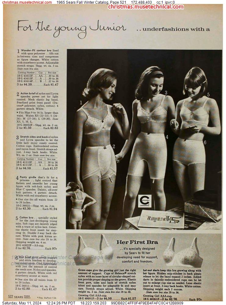 1965 Sears Fall Winter Catalog, Page 521