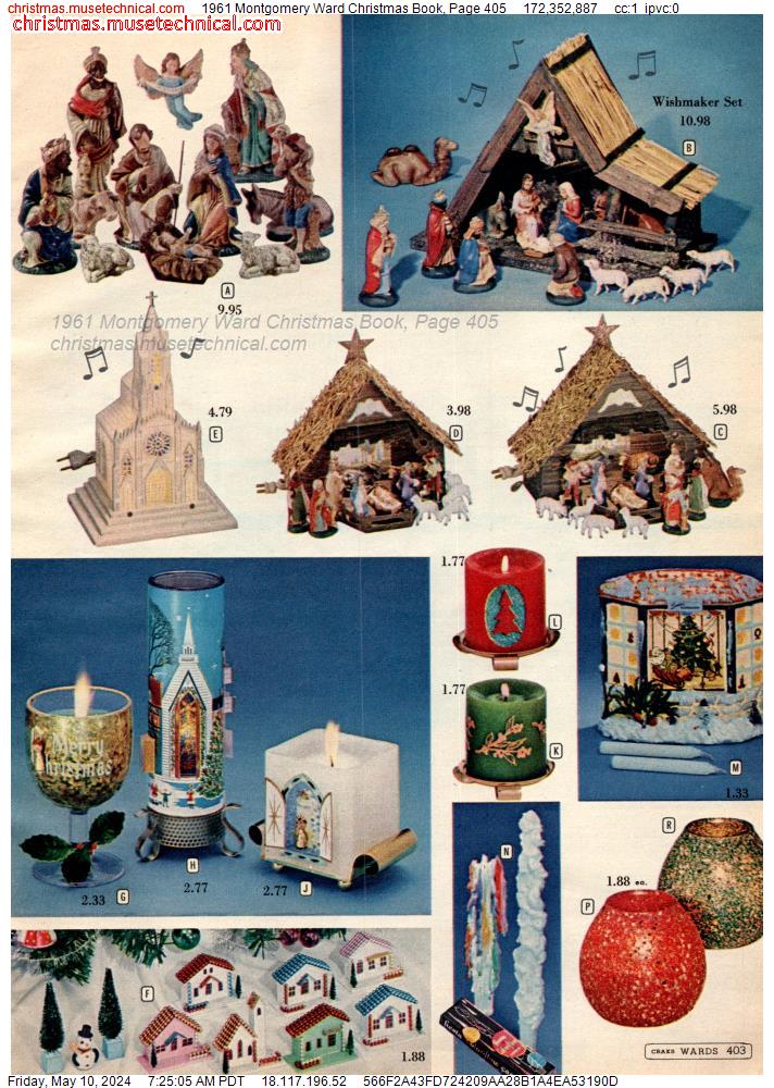 1961 Montgomery Ward Christmas Book, Page 405