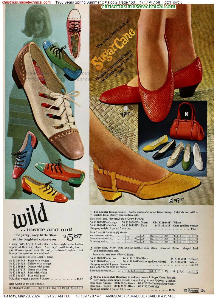 1968 Sears Spring Summer Catalog 2, Page 153