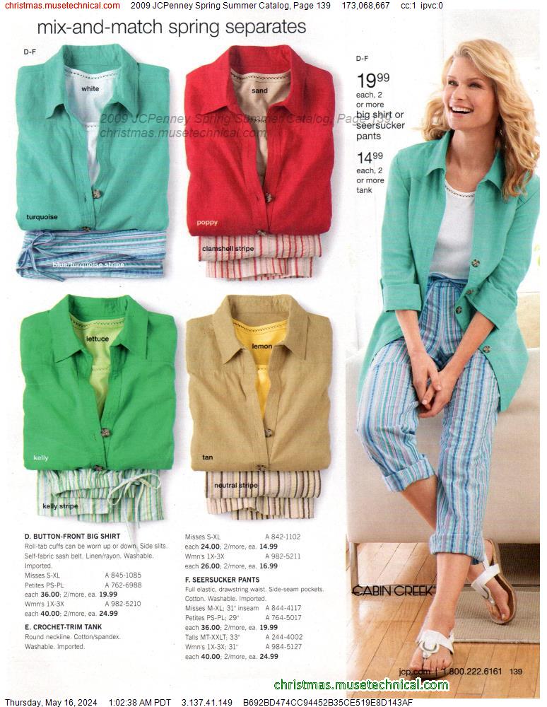 2009 JCPenney Spring Summer Catalog, Page 139
