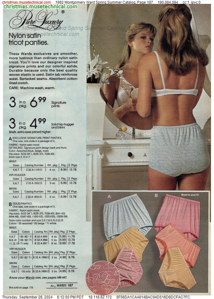 1982 Montgomery Ward Spring Summer Catalog, Page 187