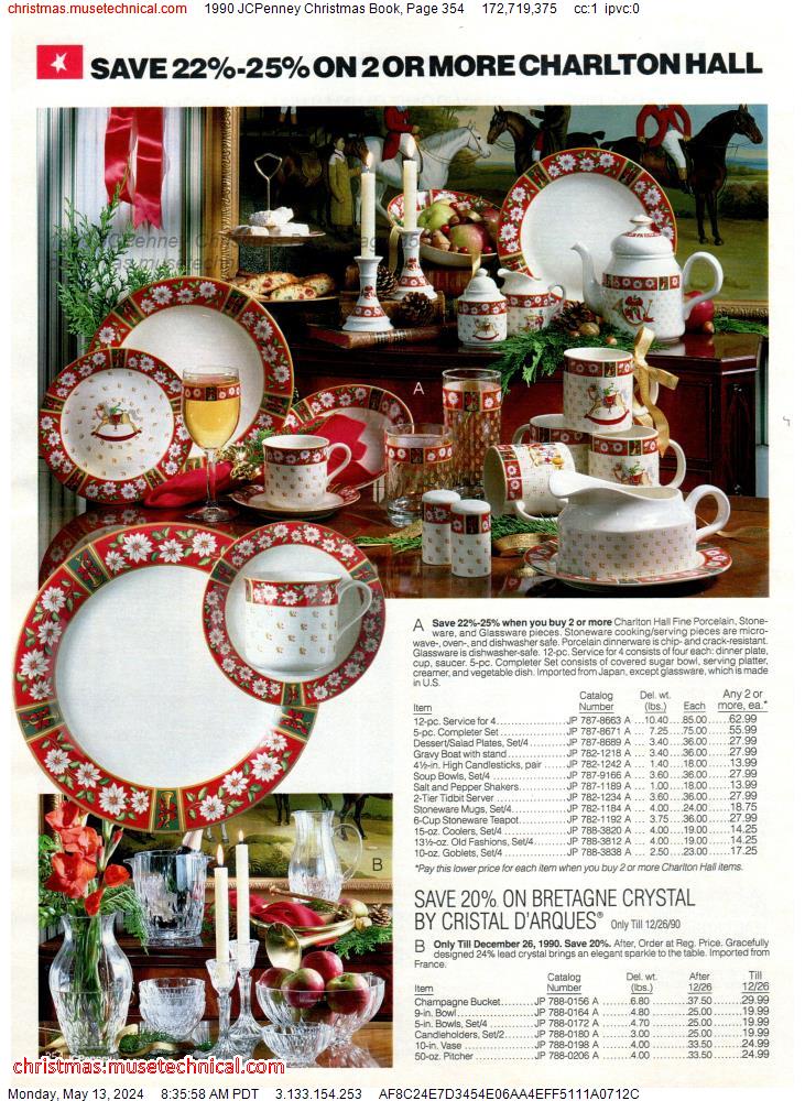 1990 JCPenney Christmas Book, Page 354